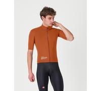 Castelli DO.DI.CI. Rosso Corsa Short Sleeve Wind Jacket Caramel Orange - 3XL