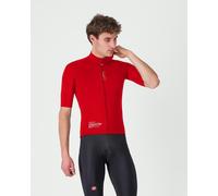 Castelli DO.DI.CI. Rosso Corsa Short Sleeve Windproof Jacket Bright Red - L