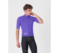 Castelli DO.DI.CI. Rosso Corsa Short Sleeve Windproof Jacket Ultra Violet - XXL