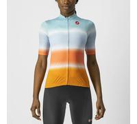 Castelli Dolce Womens SS Road Jersey Skylight/Pop Orange