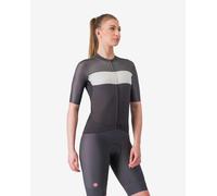 Castelli Elegante Jersey short sleeve black dark grey Women - L