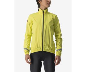 Castelli Emergency 2 Light Waterproof Jacket Bright Yellow Women - S