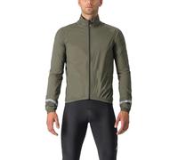 Castelli Emergency 2 Light Waterproof Jacket Dark Green - XXL