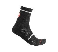 Castelli Entrata 13 Black Unisex Socks, Size 2XL