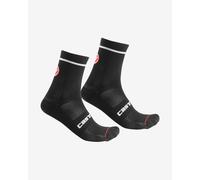 Castelli Entrata 13 Sock Pack Black (2 pairs) - S-M