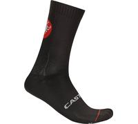 Castelli Entrata 18 Cycling Socks Black Compression Support Bike Cycle Comfort