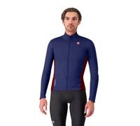 Castelli Entrata 2 Windproof Jacket Dark Blue Burgundy - XL