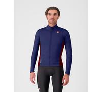 Castelli Entrata 2 Windproof Jacket Dark Blue Burgundy - L