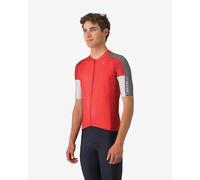 Castelli Entrata 6 Jersey short sleeve red grey - M