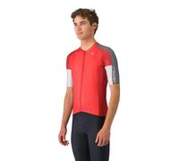 Castelli Entrata 6 Jersey short sleeve red grey - M