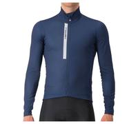 Castelli Entrata Thermal Jersey - Cycling jersey - Men's Belgian Blue / Silver Gray XXL