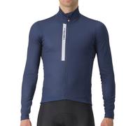 Castelli Entrata Thermal Jersey - Cycling jersey - Men's Belgian Blue / Silver Gray S