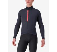 Castelli Entrata Thermal Long Sleeve Jersey Black Light Red - M