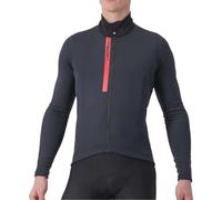Castelli Entrata Thermal Long Sleeve Jersey - AW25 - Light Black / Red / Large