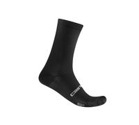 Castelli Espresso 18 Black Socks, Size XXL