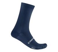 Castelli Espresso 18 Socks Navy Blue - S-M
