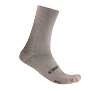 Castelli Espresso 18 Brown Socks, Size S/M