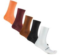 Castelli Espresso 18 Socks White, Size XXL