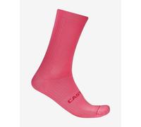 Castelli Espresso 18 Socks Fuchsia Pink - S-M