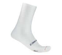 Castelli Espresso 18 Socks White, Size XXL