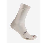 Castelli Espresso 2 12 Socks White Beige Women - S-M