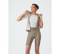 Castelli - Women's Espresso 2 DT Bibshort - Cycling bottoms size XL, sand/brown