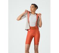 Castelli Espresso 2 Dt Bib Shorts Orange XL Woman