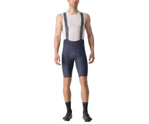CASTELLI Espresso Bibshort Men's/Women's Cycling Shorts with Braces, Breathable and Comfortable, Ideal for Long Distances Twilight Blue