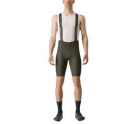 Castelli Espresso Dark Green Bib Shorts, Size S