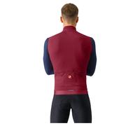 Castelli Espresso Gore-tex Infinium™ Windstopper® Gilet S Deep Bordeaux / Persian Red