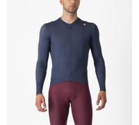 Castelli Espresso Long Sleeve Jersey Belgian Blue/Silver Moon