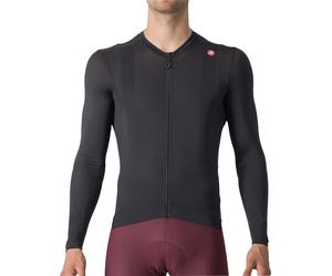 Castelli Espresso Long Sleeve Mens Cycling Jersey - Black