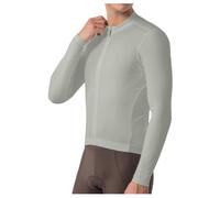 Castelli - Espresso Thermal 2 Jersey - Cycling jersey size XXL, grey