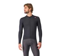 Castelli Espresso Thermal Long Sleeve Jersey Grey M Men M Light Black