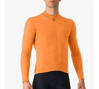 Castelli Espresso Thermal Jersey - AW25 - Vivid Orange / Dark Grey / Large
