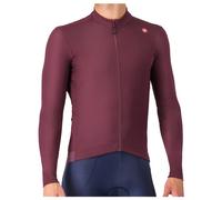 Castelli - Espresso Thermal Jersey - Cycling jersey size XL, purple