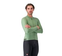 Castelli Espresso Thermal Jersey Green, Size S