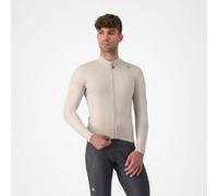 Castelli Espresso Thermal Long Sleeve Cycling Jersey Clay/Dark Grey