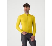 Castelli Espresso Thermal Long Sleeve Jersey Mango Yellow - XXL