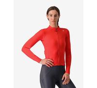 Castelli Espresso Thermal long sleeve top intense red Women - M