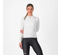 Castelli Espresso Thermal Womens Long Sleeve Cycling Jersey Ivory/Silver Moon