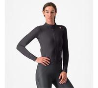 Castelli Espresso Thermal Womens Long Sleeve Cycling Jersey Light Black