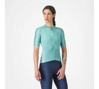 Castelli Espresso Short Sleeve Jersey Blue L Woman L Pool Blue