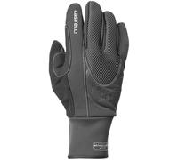 Castelli Estremo Full Finger Cycling Gloves Black Gore Padded Fleece Bike Ride