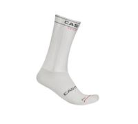 Castelli Fast Feet 4 Socks White, Size L/XL