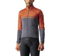 Castelli Finestre Jacket Dark Gray Fiery Red Green, Size XXXL