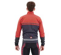 Castelli Finisterre Gore-tex Infinium™ Windstopper® Jacket M Dark Grey / Fiery Red / Dark Green