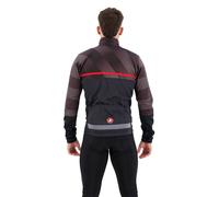 Castelli Finisterre Gore-tex Infinium™ Windstopper® Jacket M Light Black / Dark Grey / Red