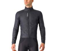 Castelli Fly Direct Polartec Alpha Cycling Jacket - Light Black / Dark Grey / Small