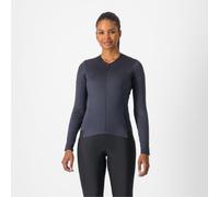 Castelli Fly Womens Long Sleeve Jersey Light Black